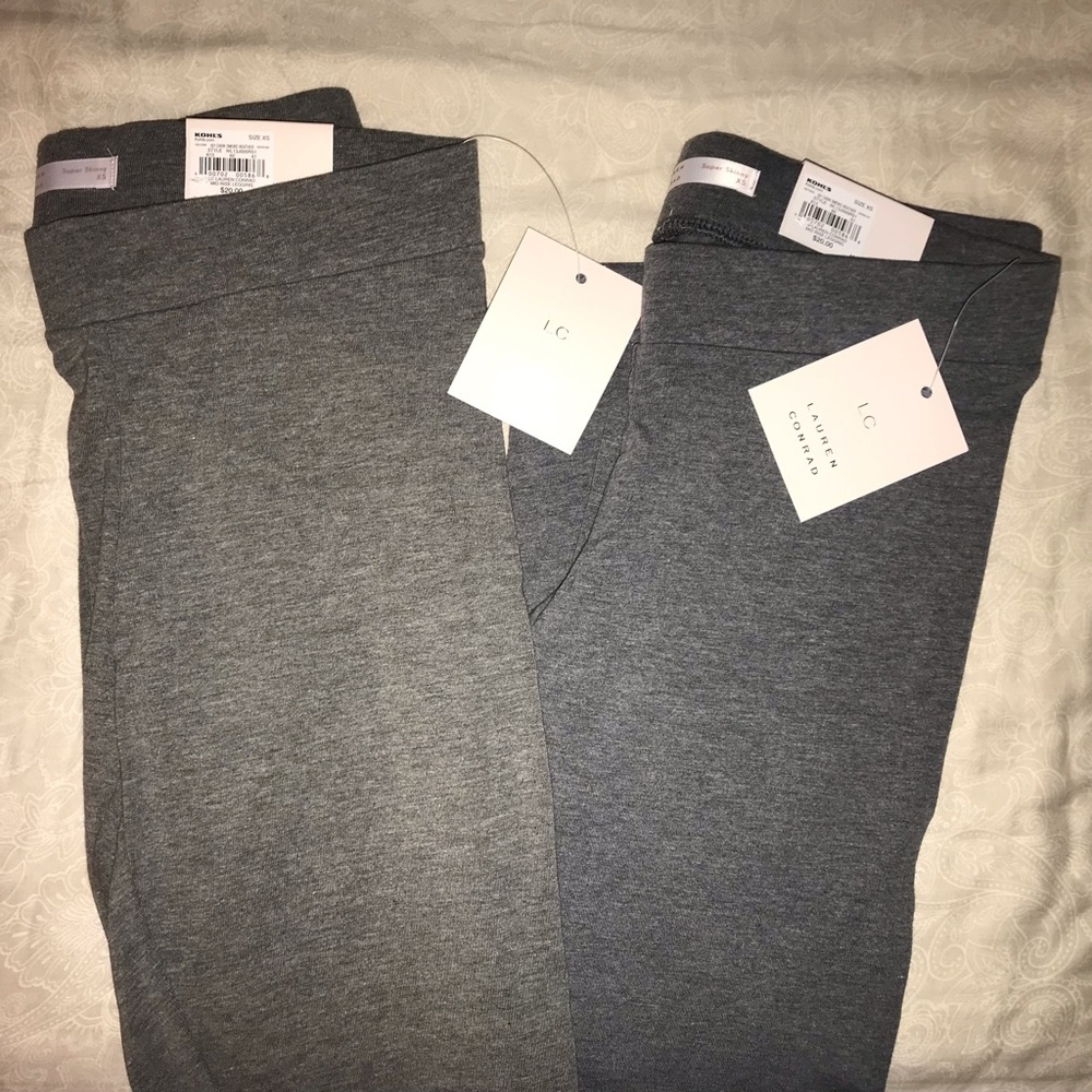 NWT 2 PAIRS XS LC leggings